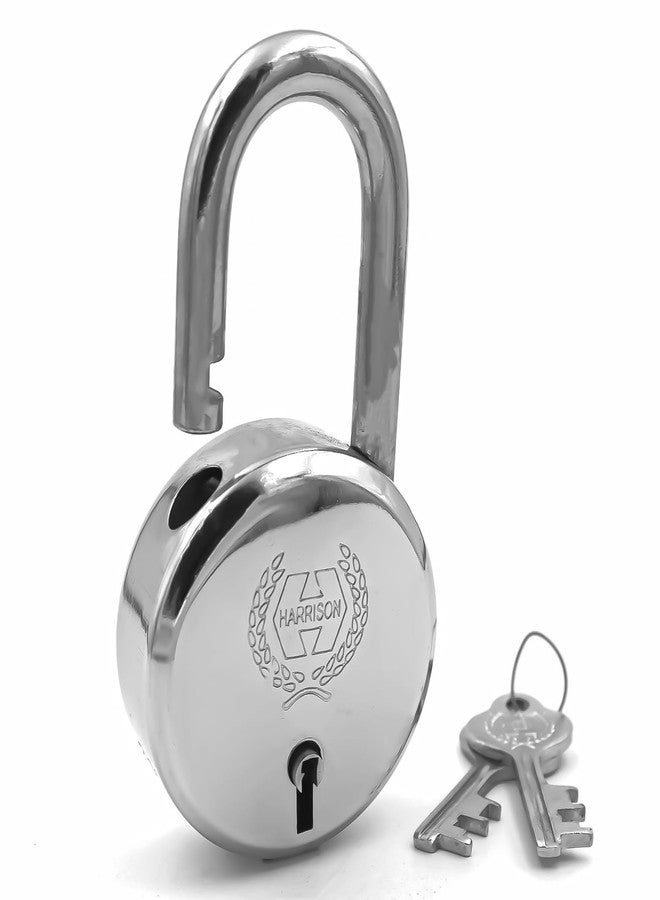 Harrison Padlocks/Round Padlock 60mm 6 Lever with 2 Keys J-6-0264 Pack of 1/Padlock, Padlocks, Locks for Home, Locks for Main Door, gate Lock - Image 2